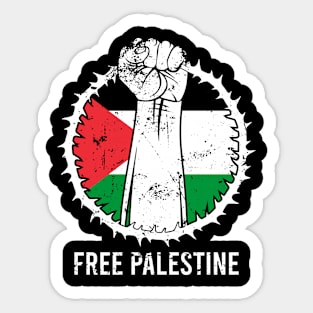 Free Palestine - End Apartheid Sticker